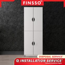 4 door Multifunction Snow Series Shoe Rack / Almari Buku / Shoe Cabinet / Almari Kasut / Wardrobe - Image 2