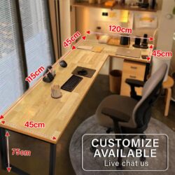 GAMING SERIES GT004 L Shape Table / Study Table / Working Desk / Computer Table / Gaming Table - Image 2
