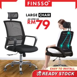 HIGH QUALITY Deluxe Office Chair with comfortable backrest / kerusi pejabat