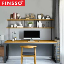 Mckenna Solid Rubber Wood 120x60cm Study Table / Dining Table - Image 3