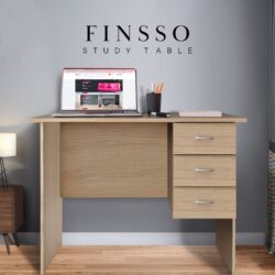 Writing Table 3.9ft (L120cm) Office desk Study Desk with 1 DRAWER - Image 2