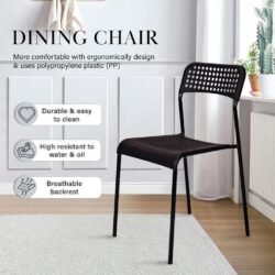 Emma Dining Table Set With Charlotte Dining Chairs / Set Meja Makan - Image 7