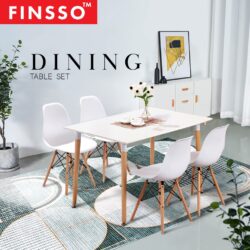 Creative Eames Simple Medium Sized Dining Table & Dining Chair - Image 3