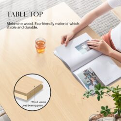 SHOCKING DEAL120cm x 60cm Contemporary Table with Eames Chair Dining Set - Image 4