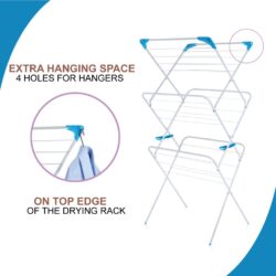 Stock Clearance  Korean Hanging Rack / Ampaian Baju/ Foldable Drying Rack Stainless Steel /Rak Baju - Image 8