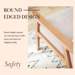 Muji Style Lauren 382 Solid Wood Sofa 1 / 2 / 3 Seater Sofa yang tahan lama / Sofa Kayu - Image 4