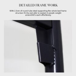Powder Coat Metal Double Decker Bunk Metal Bed Frame/ Katil dua tingkat - Image 4