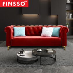 Henzy Luxury Modern 1+2+3 seater Chesterfield Sofa - Image 2