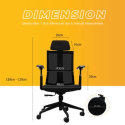 629 ANEMONE DELPHI ERGONOMIC PREMIUM OFFICE CHAIR - Image 6