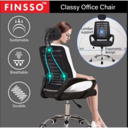 HIGH QUALITY Deluxe Office Chair with comfortable backrest / kerusi pejabat - Image 3