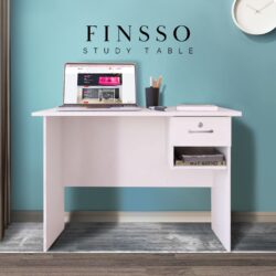 Writing Table 3ft (L90cm) Office desk Study Desk with 1 DRAWER - Image 2