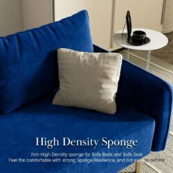 Randy Velvet Fabric Post Modern Luxury Sofa Set/Modern Classic Sofa Velvet Fabric Sofa/1/2/3 seater sofa - Image 5