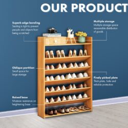 Calix Wooden Shoe Rack / Shoe Cabinet /Rak Kasut / Kabinet Kasut - Image 7