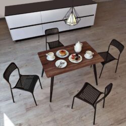Emma Dining Table Set With Charlotte Dining Chairs / Set Meja Makan - Image 2