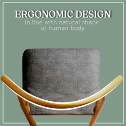 Nazis Simple Stool Back Rest Casual Nordic Dining Chair - Image 4