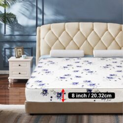 FLORAL DESIGN SINGLE / SUPER SINGLE / QUEEN / KING PU FOAM 8 INCH MATTRESS / TILAM - Image 4