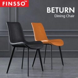 Beturn Leather Simple & Modern Dining Chair/ Kerusi Makan/Alfie Dinning chair - Image 2
