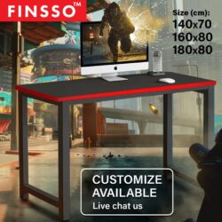 160 & 180 CM Extra Large & Wide & Strong Computer Gaming Table / Computer Table / Meja Gaming