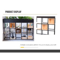 CHAMBERLAIN Industrial Design Iron Rack Shelves / Rak Besi Kukuh /Rak Hiasan/ - Image 4