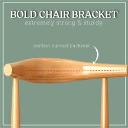 Nazis Simple Stool Back Rest Casual Nordic Dining Chair - Image 2