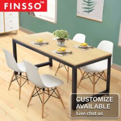 Dining Table with 4 chairs / meja makan 4 kerusi / meja makan - Image 4