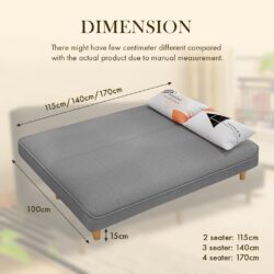 Shelby Durable Foldable Sofa Bed /Sofa 2 / 3 / 4 Seater / Sofa Murah /Sofa Lipat - Image 9