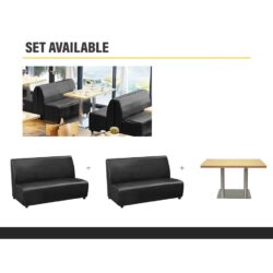 Felix Premium PU Leather Sofa Set / Restaurant Sofa Set With Table / Cafe Sofa & Coffee table - Image 8