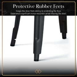 Prestoo Black Bar High Stool - Image 6