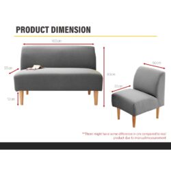 Felix Sofa 2 seat / 1 seat Restaurant sofa / Cafe sofa with 1 Year Warranty - Image 8