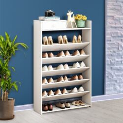 Calix Wooden Shoe Rack / Shoe Cabinet /Rak Kasut / Kabinet Kasut - Image 6