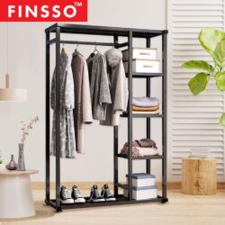 Big Size XXL Size Pasha Open Wardrobe / Rak Baju / Wardrobe /almari baju besi - Image 4