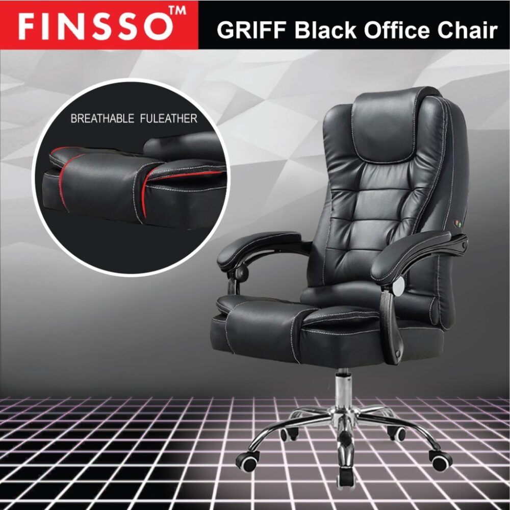 Black PU Leather High Back Executive Office Chair / Director Chair/ Gaming chair - Image 2