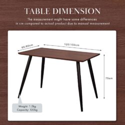 REEMA Dining Set with 3V HIVE Dining Chairs / Set Meja Makan - Image 7