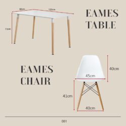 Dining Table with 4 chairs / meja makan 4 kerusi / meja makan - Image 6