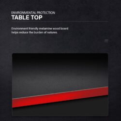 160 & 180 CM Extra Large & Wide & Strong Computer Gaming Table / Computer Table / Meja Gaming - Image 3