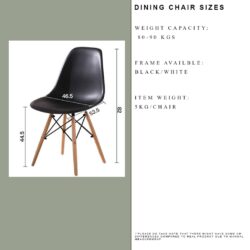 Nazis Solid Rubber Wood Meeting Table Set With 6 Eames Chairs - Image 5
