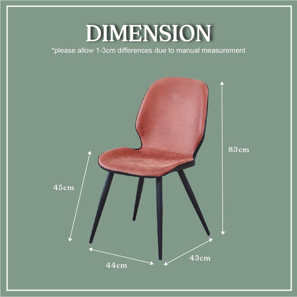 ROSSA Modern Dining Chair Designer Chair - Image 5