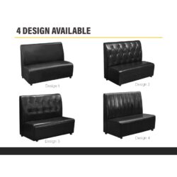 Felix Premium PU Leather Sofa / Restaurant Sofa / Cafe Sofa with 1 Year Warranty - Image 3