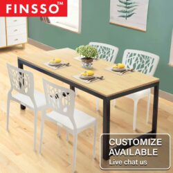 Dining Table with 4 chairs / meja makan 4 kerusi / meja makan - Image 5