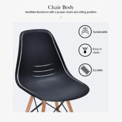 Creative Eames Simple Medium Sized Dining Table & Dining Chair - Image 7