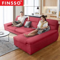 Lauren 383 L Shape Sofa Canvas Fabric Cloth - Image 3