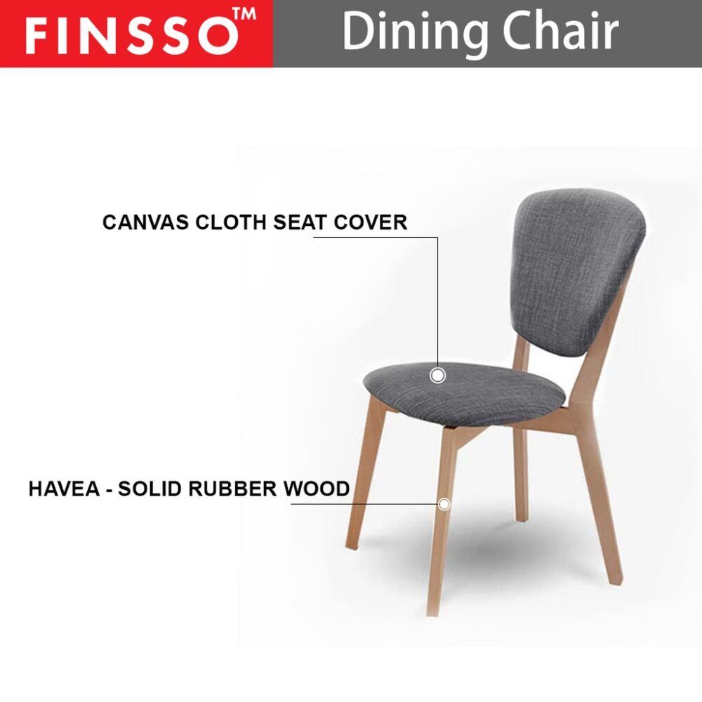 100cm Viera Round Solid Wood Dining Table With Dining Chair Set - Image 3