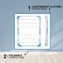 Stock Clearance  Korean Hanging Rack / Ampaian Baju/ Foldable Drying Rack Stainless Steel /Rak Baju - Image 7