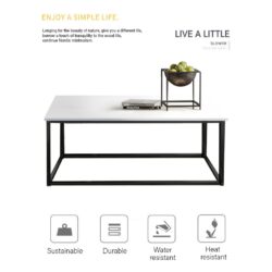 Modern AYO Marble Texture Coffee Table /Era Coffee Table - Image 4