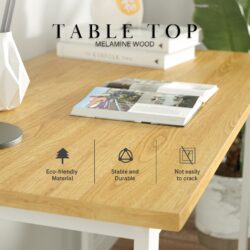 ANABILE L Shape Study Table + strong leg + 16mm table top/ meja belajar l shape - Image 3