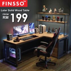 GAMING SERIES GT004 L Shape Table / Study Table / Working Desk / Computer Table / Gaming Table