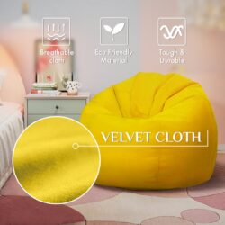 XL SIZE SOFA BEAN BAG (FULL SET) Comfy Velvet Fabric - Image 2