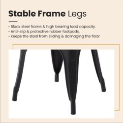 HELLEBORE INDUSTRIAL STYLE DINING CHAIR - Image 5
