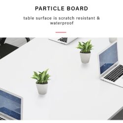 6-8 Person Steel Large Simple Office Meeting Table (240cm x 120cm) - Image 4