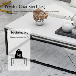 Modern AYO Marble Texture Coffee Table /Era Coffee Table - Image 7